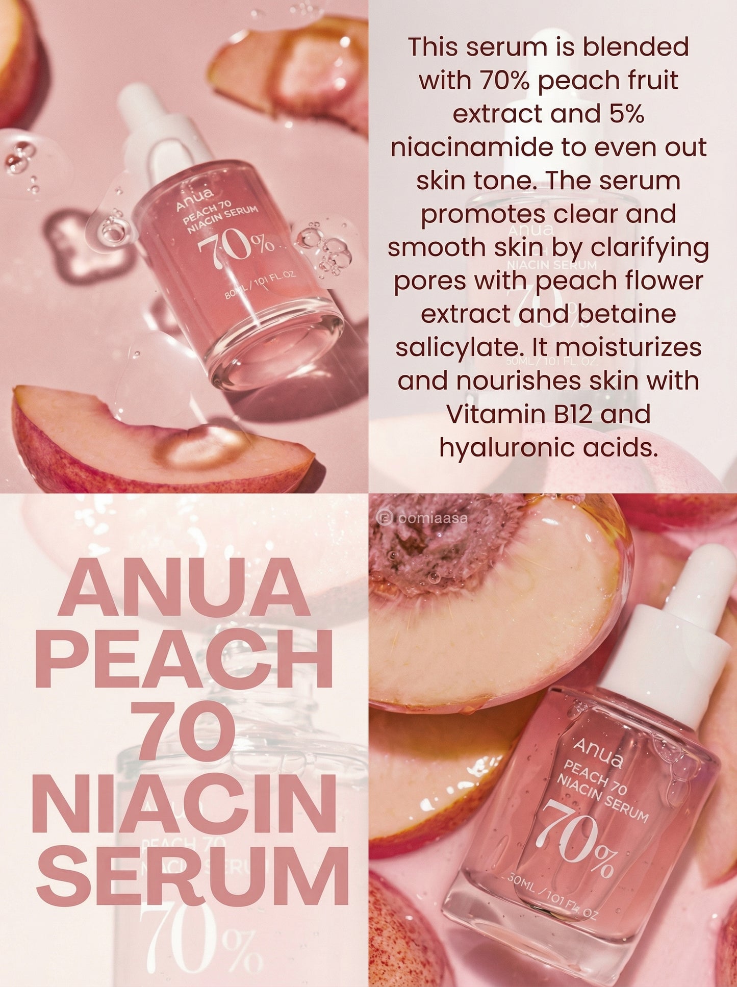 Anua Peach 70 Niacin Serum 30 ml