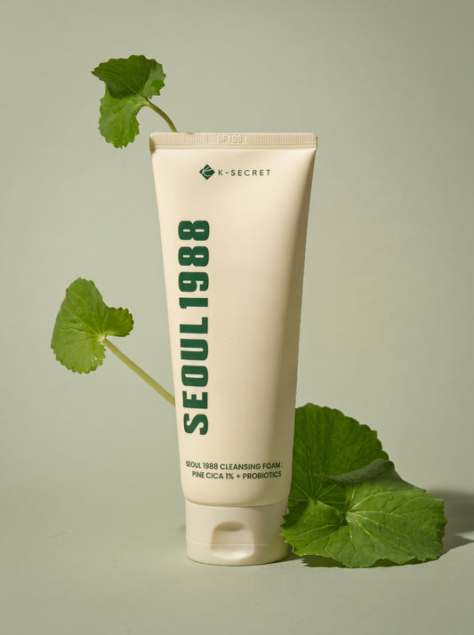 K-Secret Seoul 1988 Cleansing Foam: Pine Cica + Probiotics