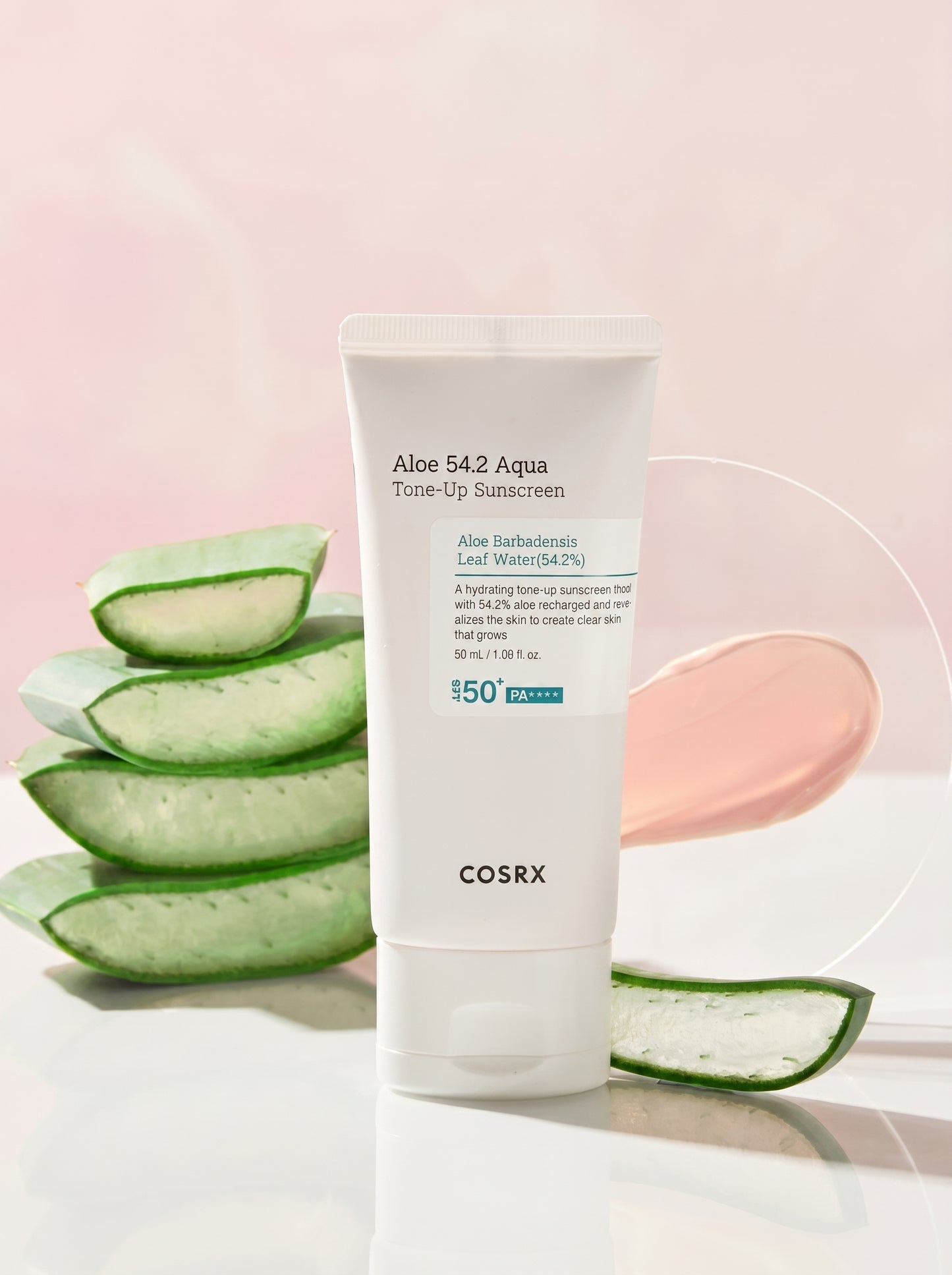 Cosrx Aloe 54.2 Aqua Tone-Up Sunscreen SPF50+ PA++++