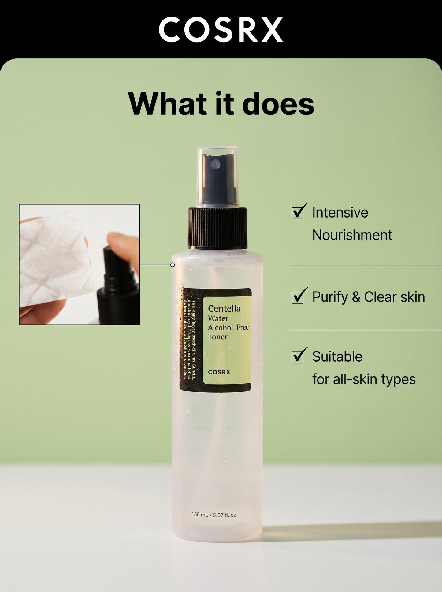 Cosrx Centella Water Alcohol-Free Toner