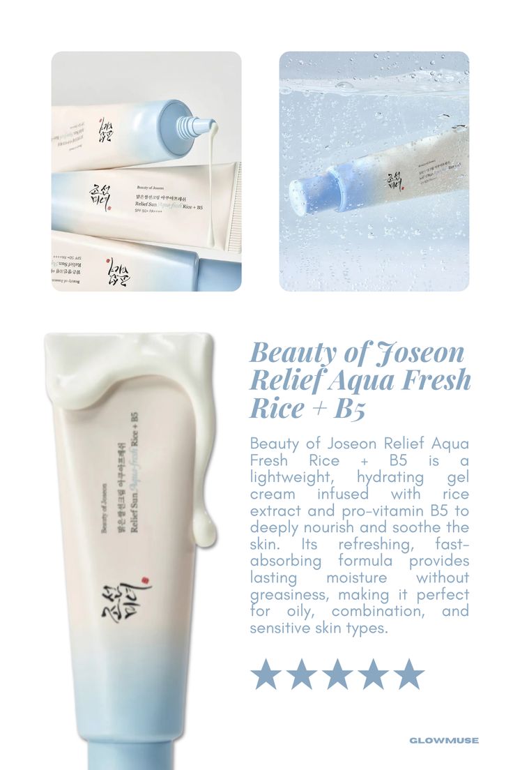 Beauty of Joseon Relief Sun Aqua-Fresh Rice+ B5 SPF50+ 50 ml