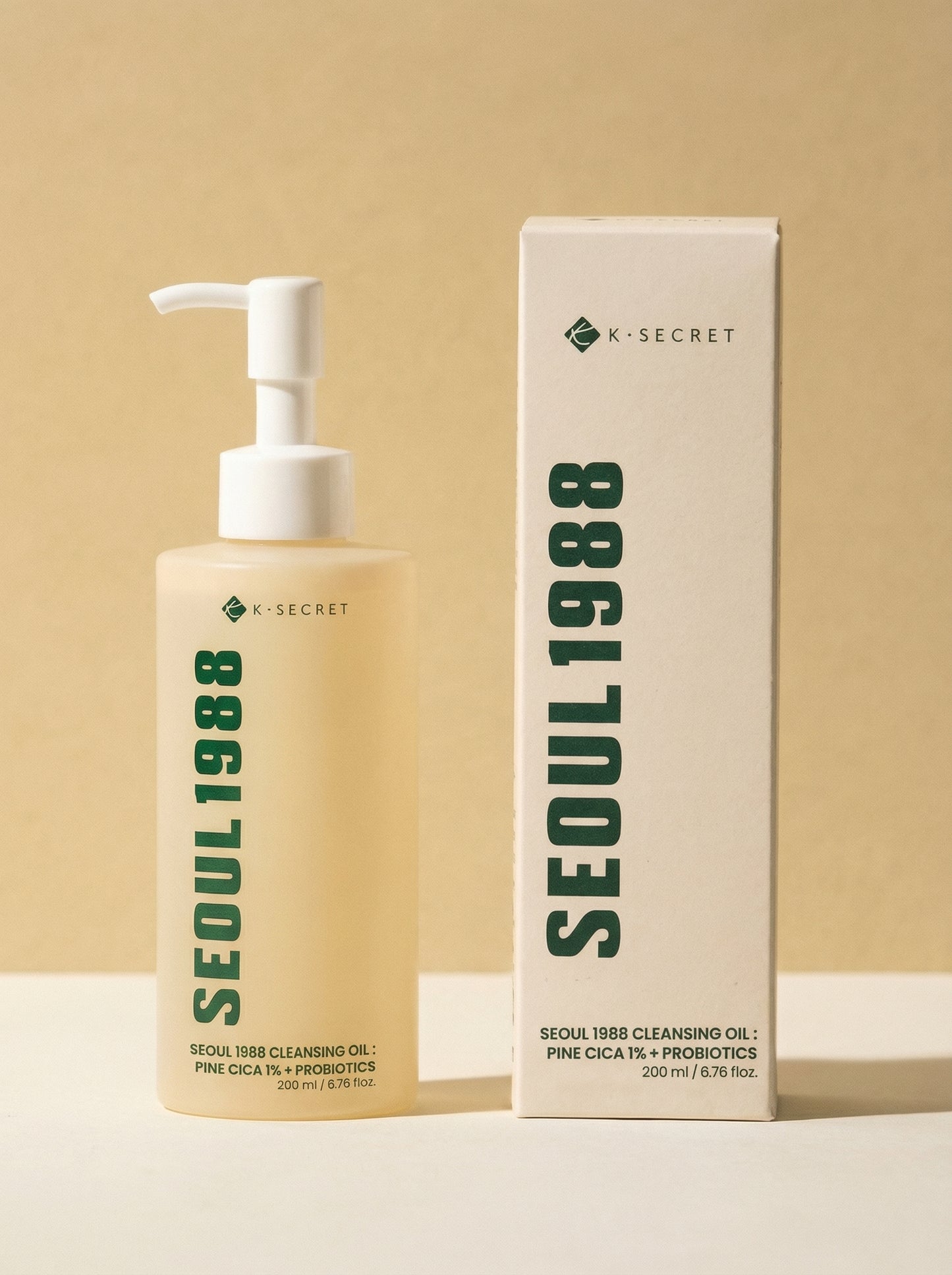K-Secret Seoul 1988 Cleansing Oil: Pine Cica + Probiotics