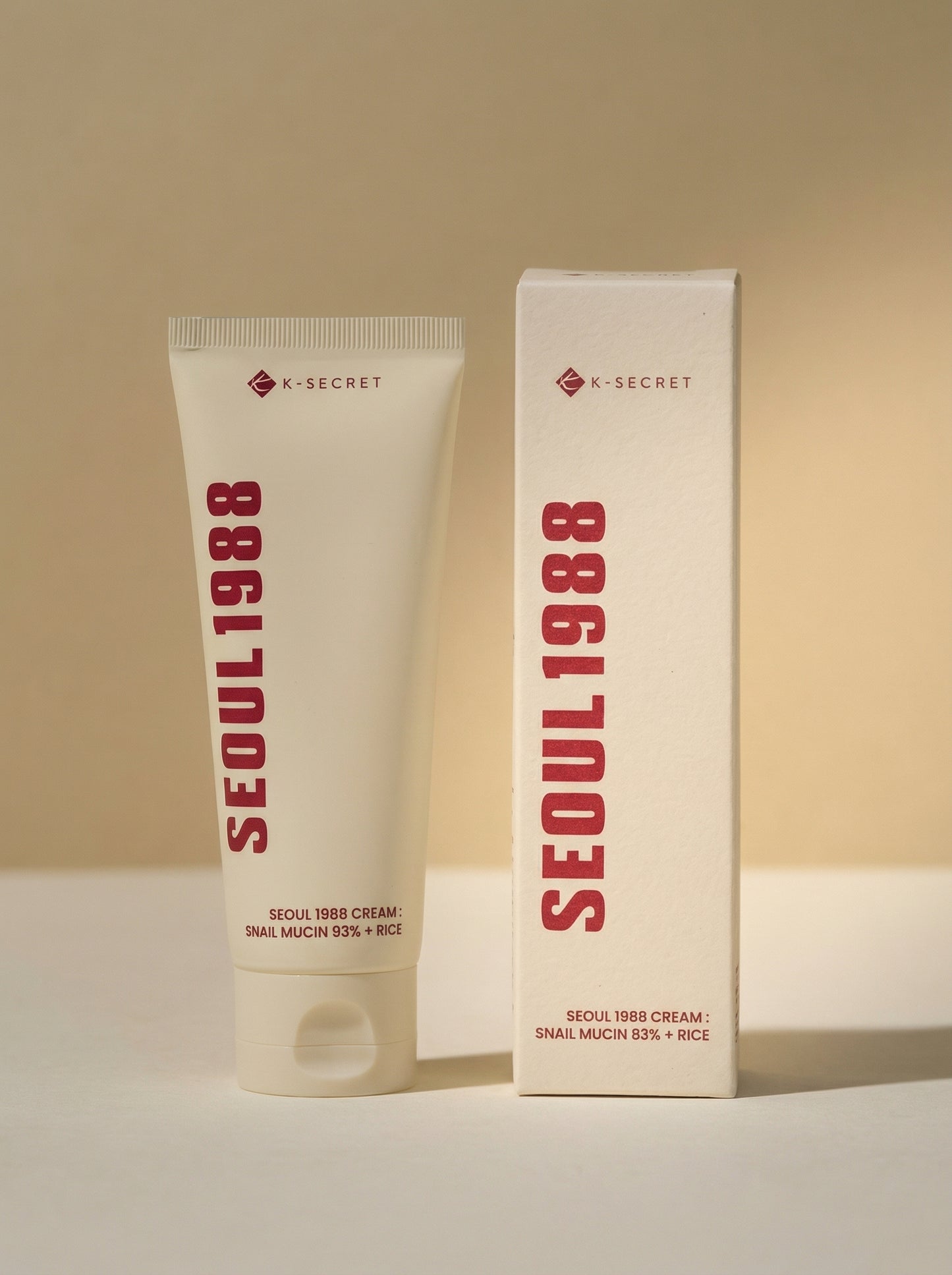 K-Secret Seoul 1988 Cream: Snail Mucin 93% + Rice