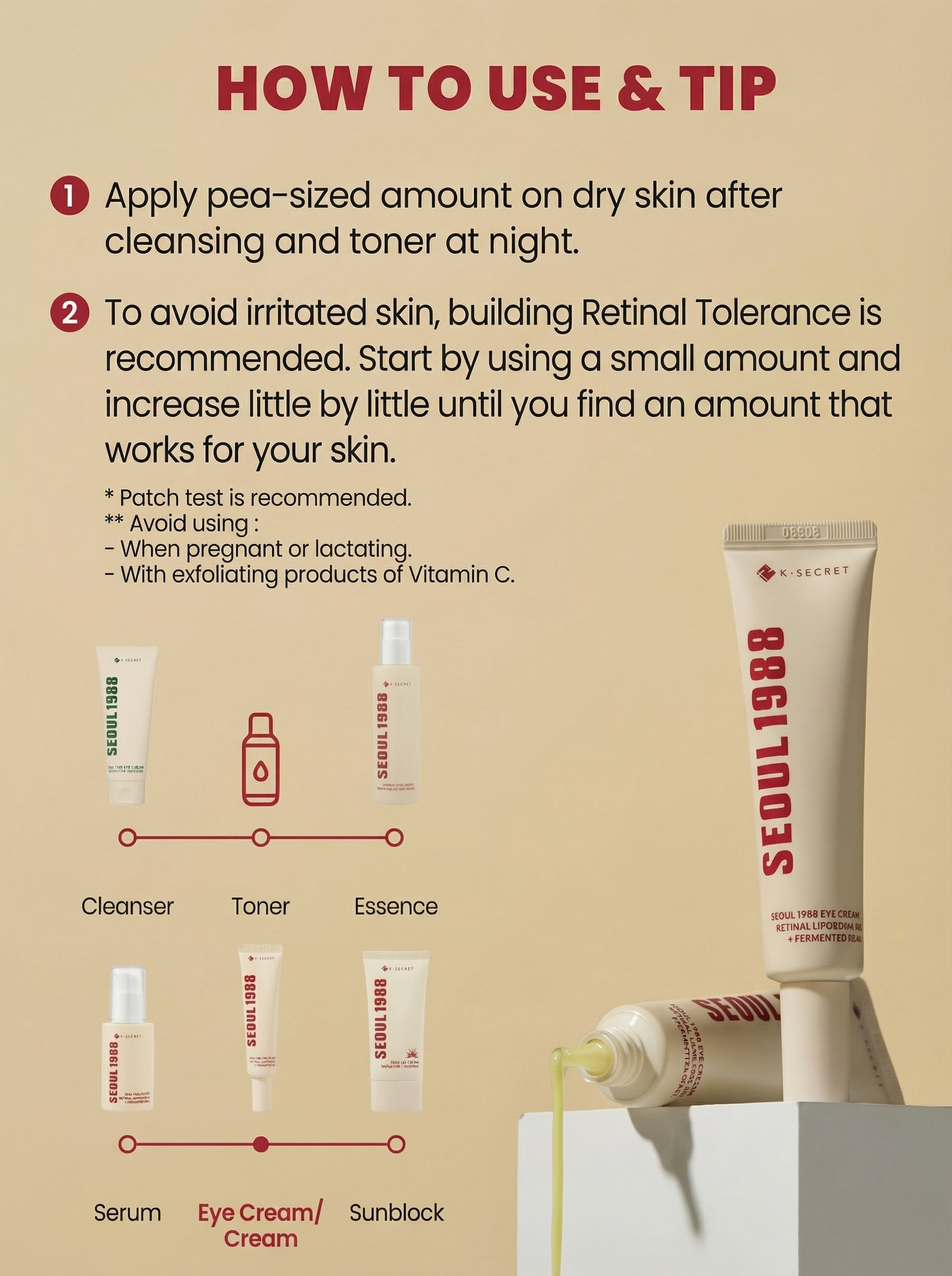 K-SECRET Seoul 1988 Eye Cream: Retinal Liposome 4%