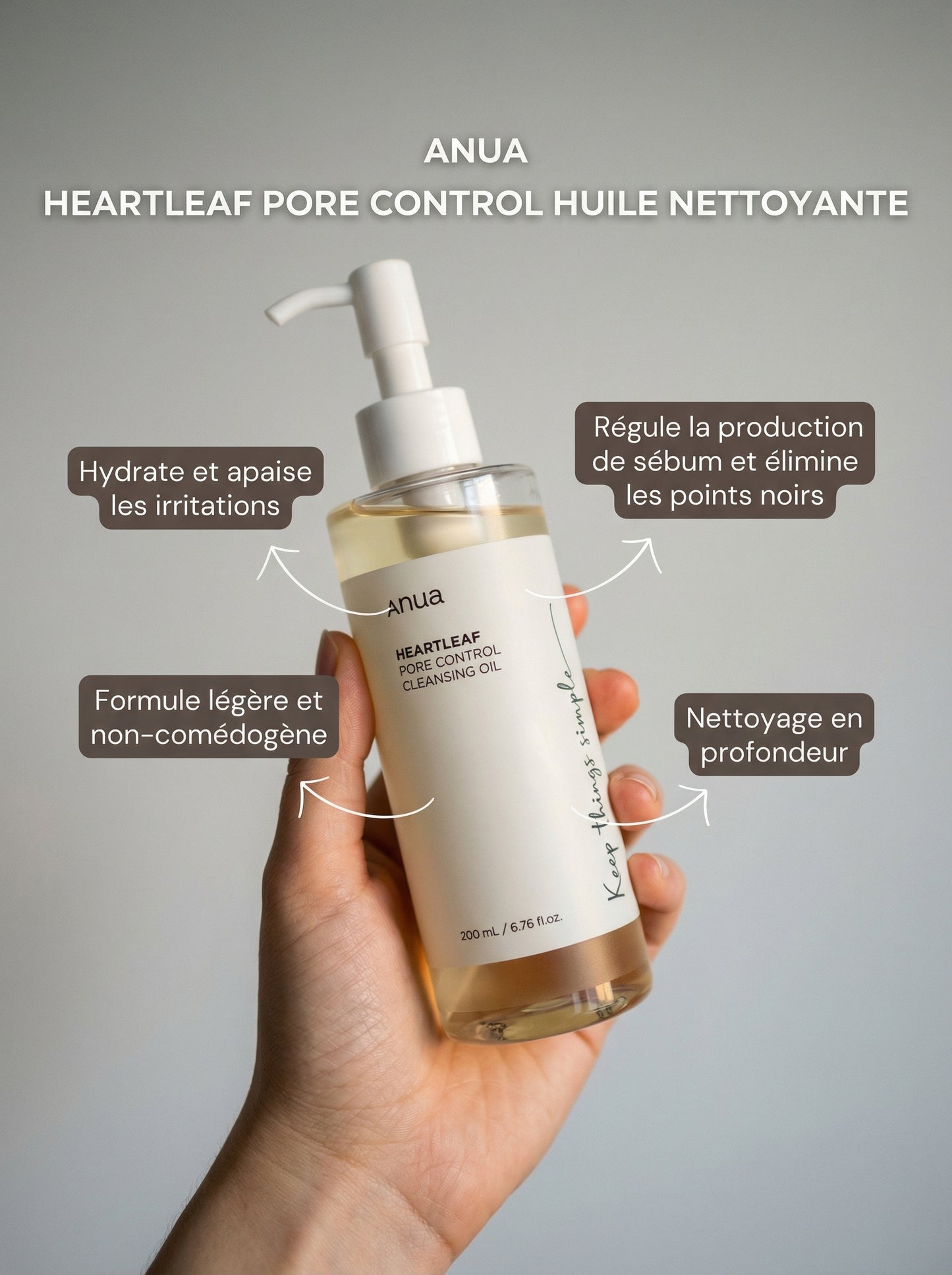 Anua Heartleaf Pore Control Cleansing Oil 200 ml