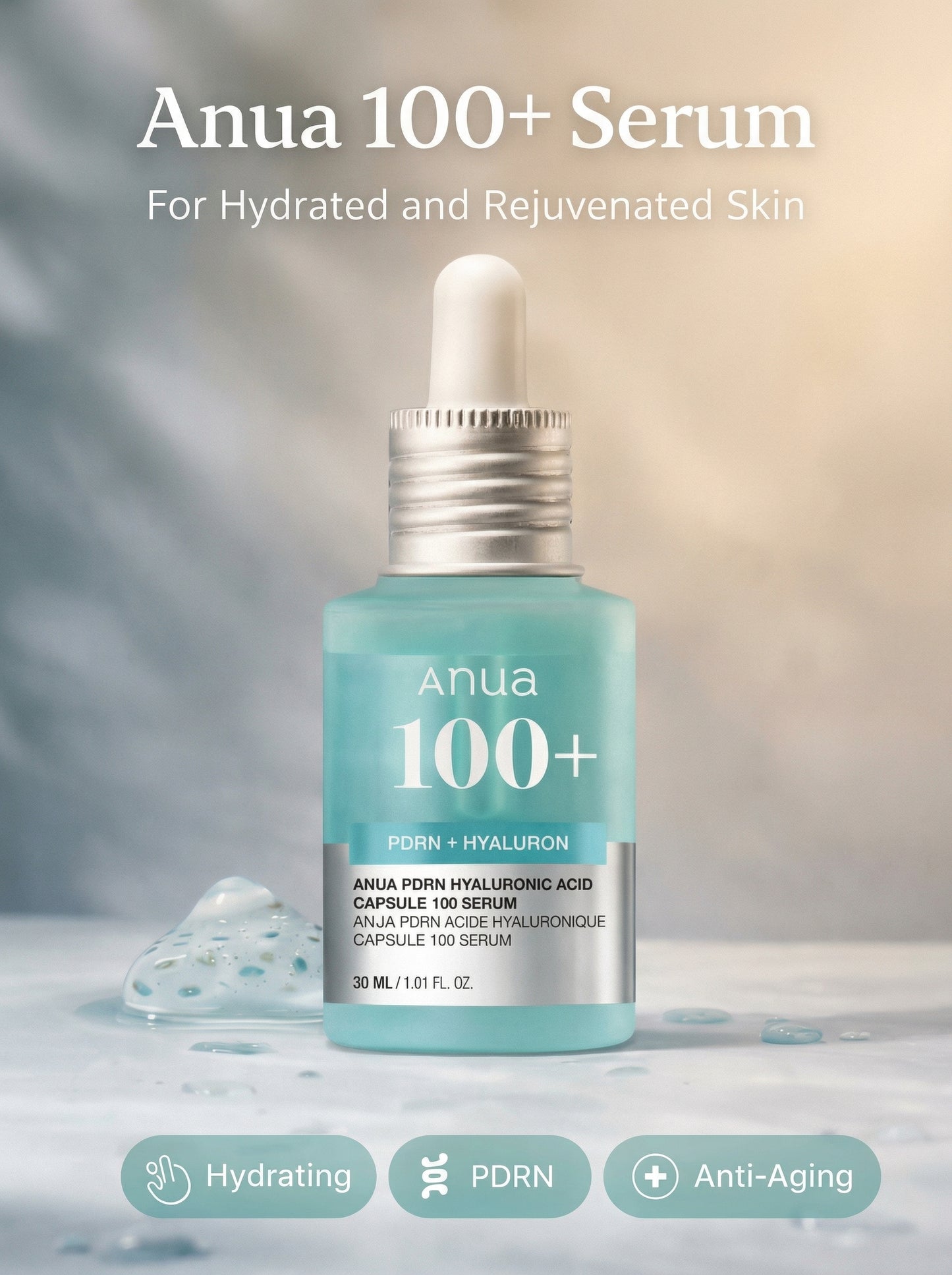Anua PDRN Hyaluronic Acid Capsule 100 Serum 30 ml