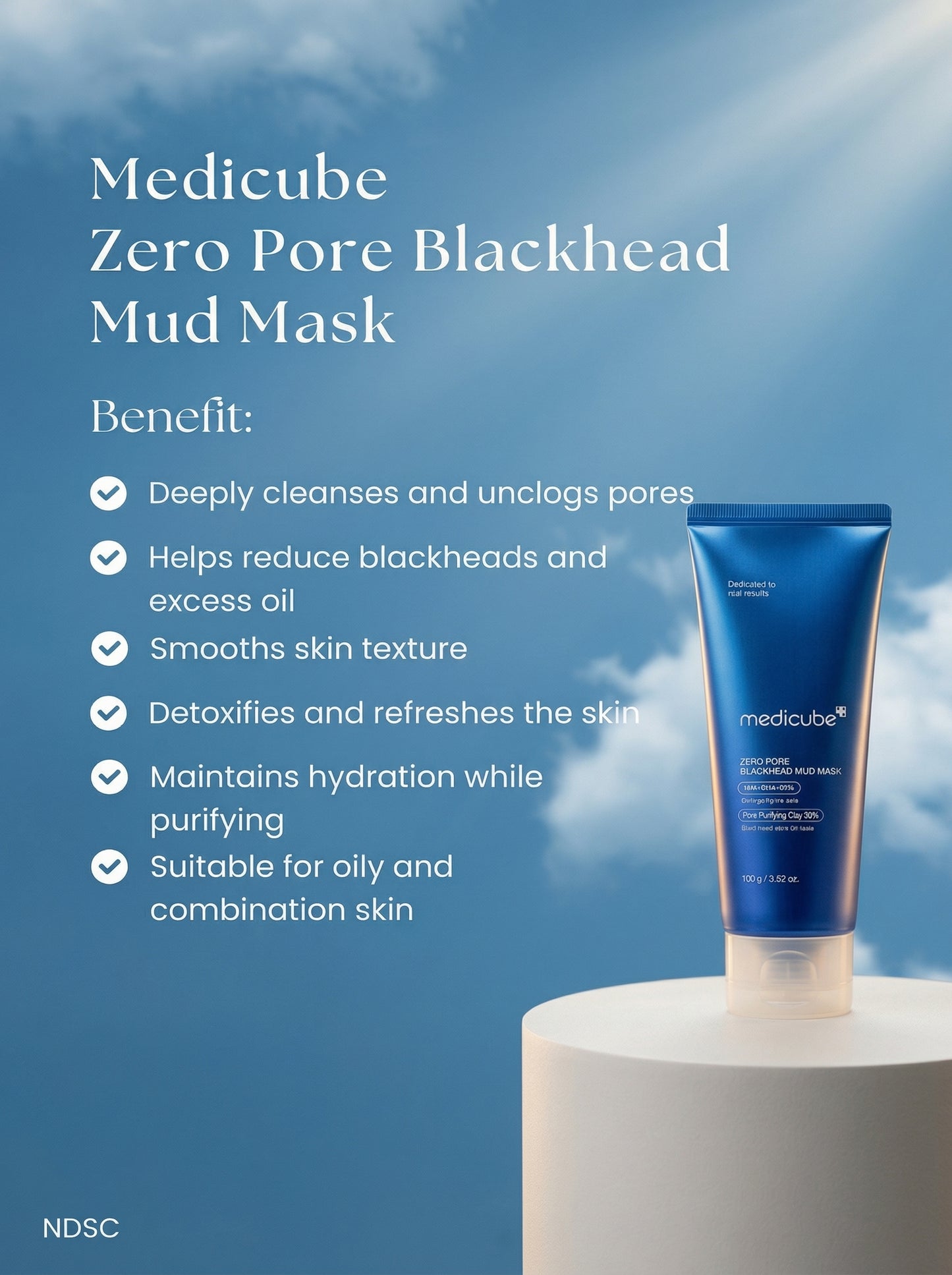 Medicube Zero Pore Blackhead Mud Mask