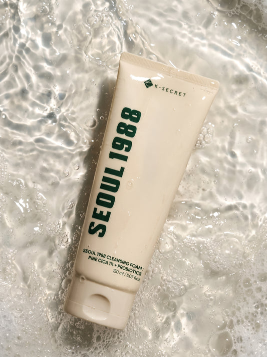 K-Secret Seoul 1988 Cleansing Foam: Pine Cica + Probiotics