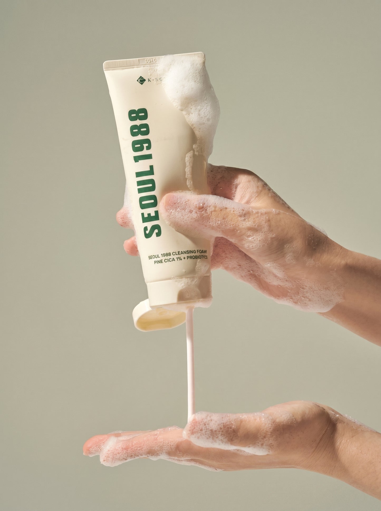 K-Secret Seoul 1988 Cleansing Foam: Pine Cica + Probiotics