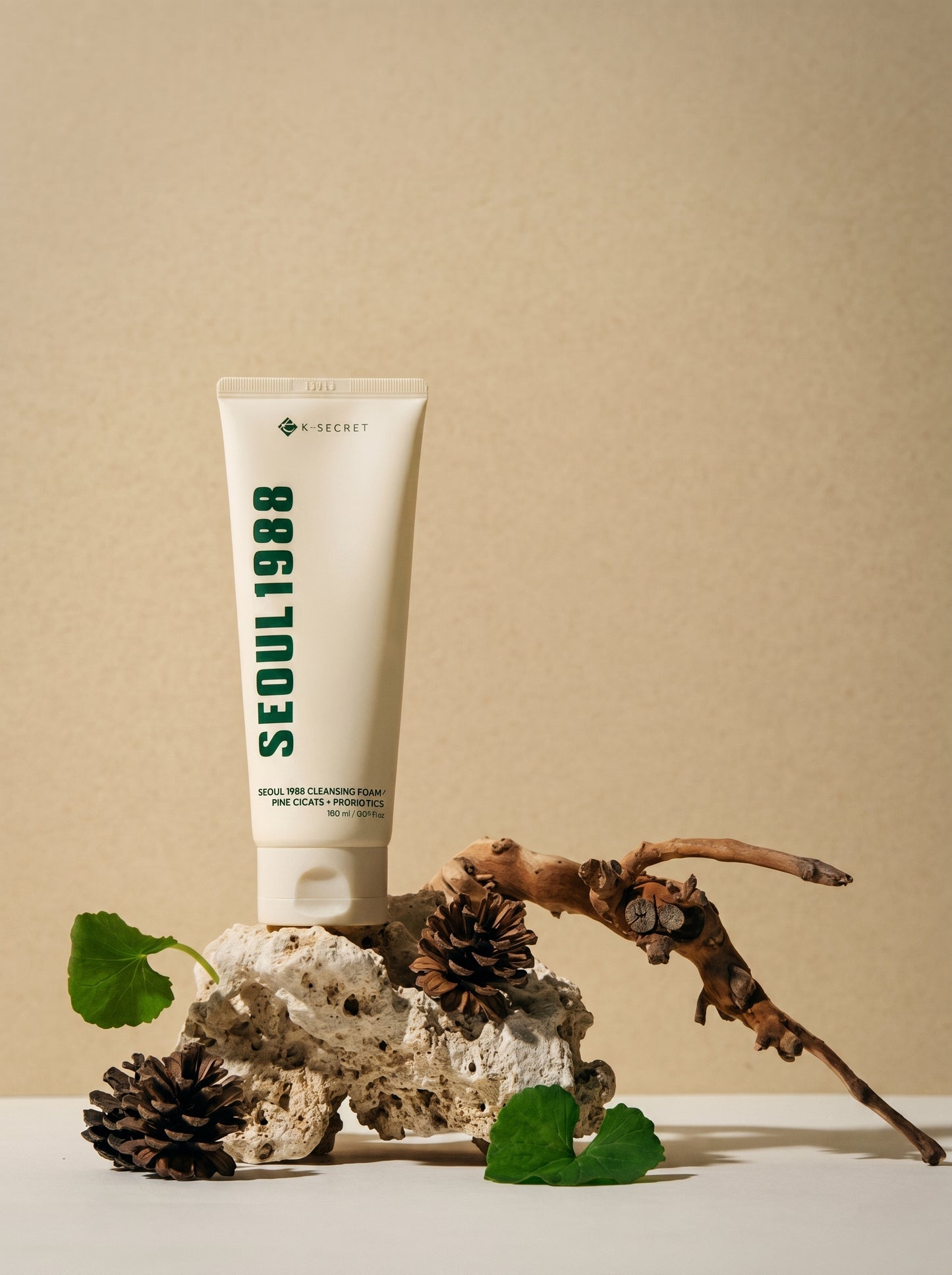 K-Secret Seoul 1988 Cleansing Foam: Pine Cica + Probiotics