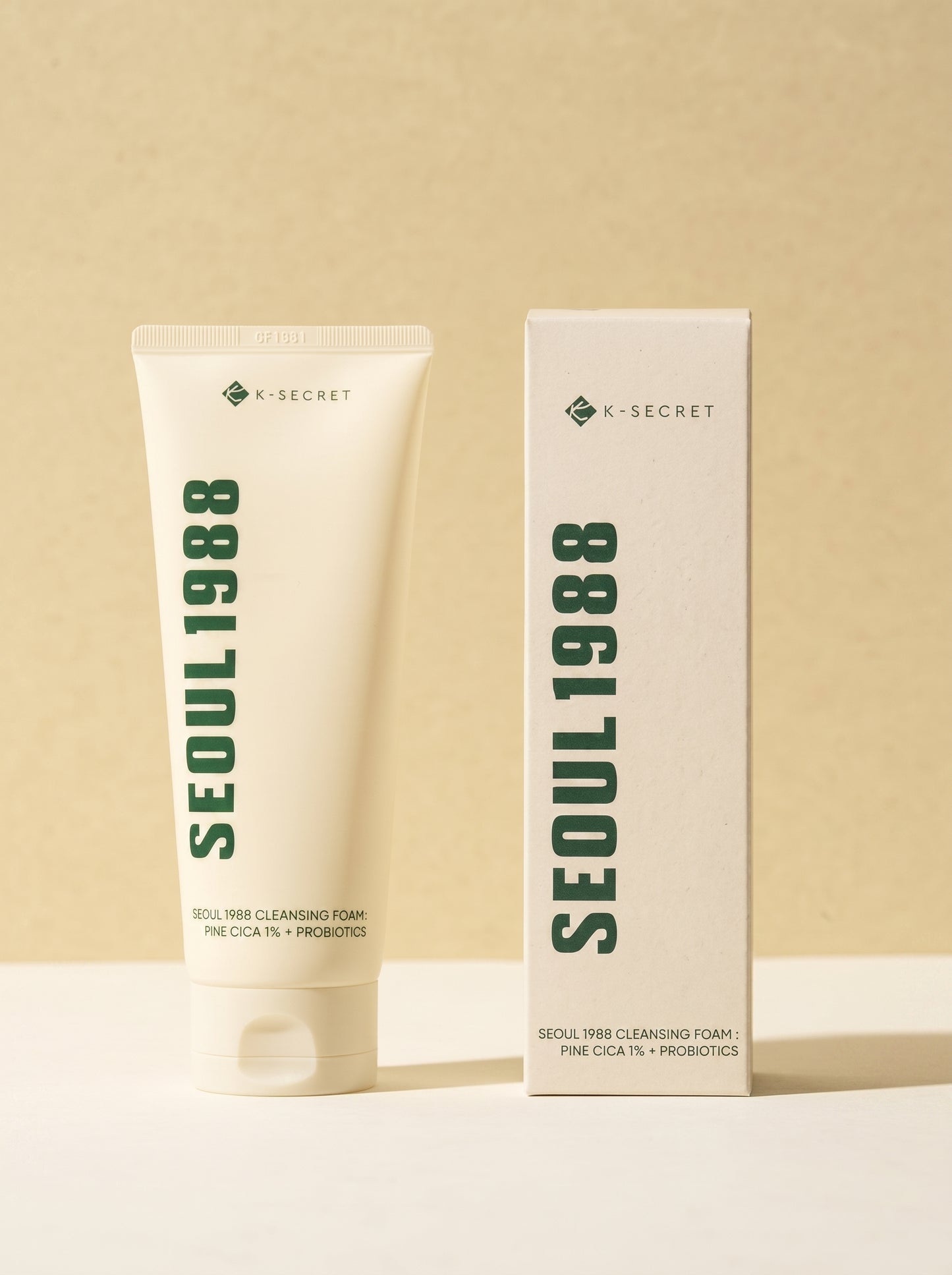 K-Secret Seoul 1988 Cleansing Foam: Pine Cica + Probiotics