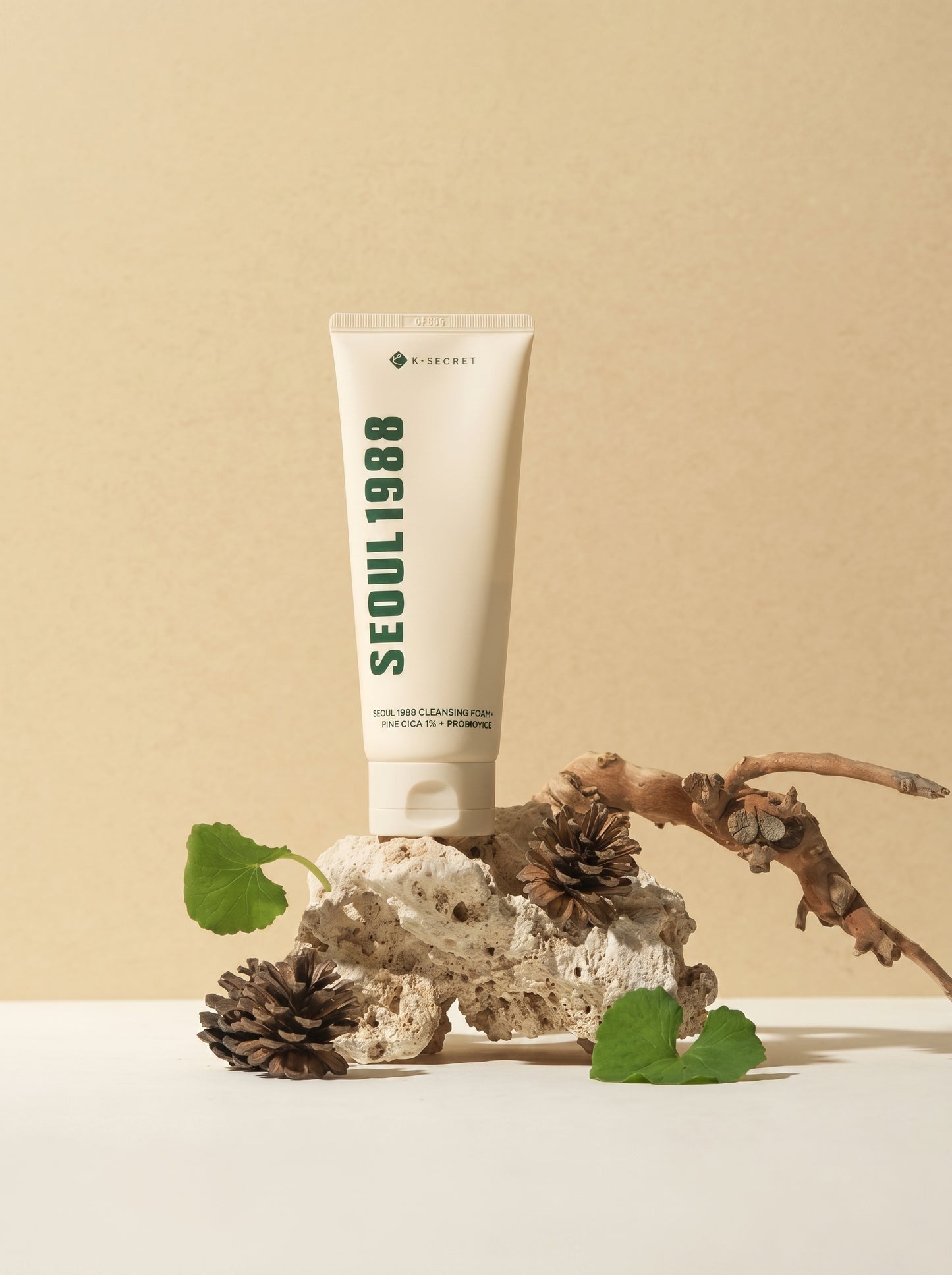 K-Secret Seoul 1988 Cleansing Foam: Pine Cica + Probiotics