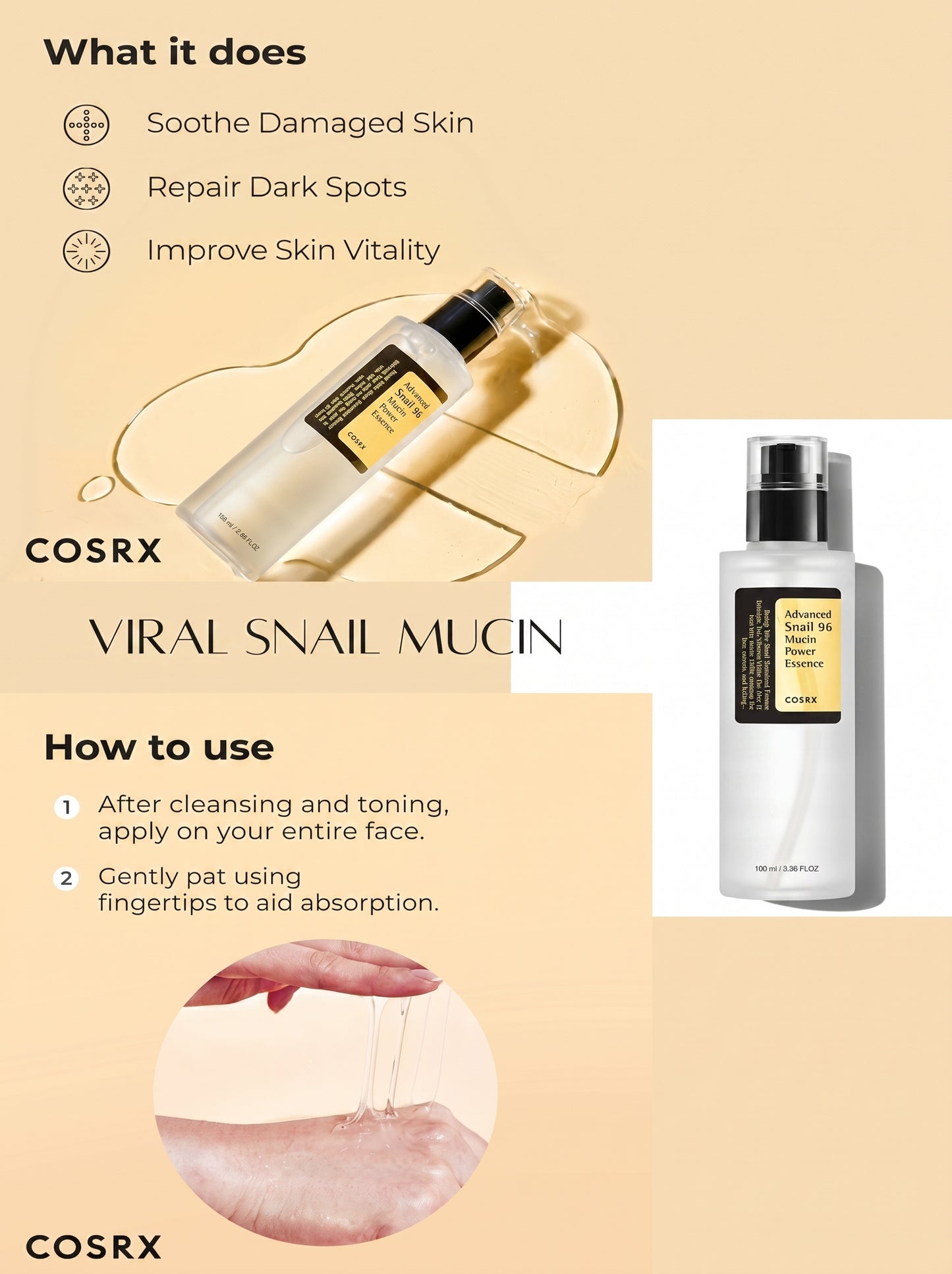 Cosrx Advanced Snail 96 Mucin Power Essence