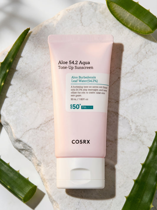 Cosrx Aloe 54.2 Aqua Tone-Up Sunscreen SPF50+ PA++++