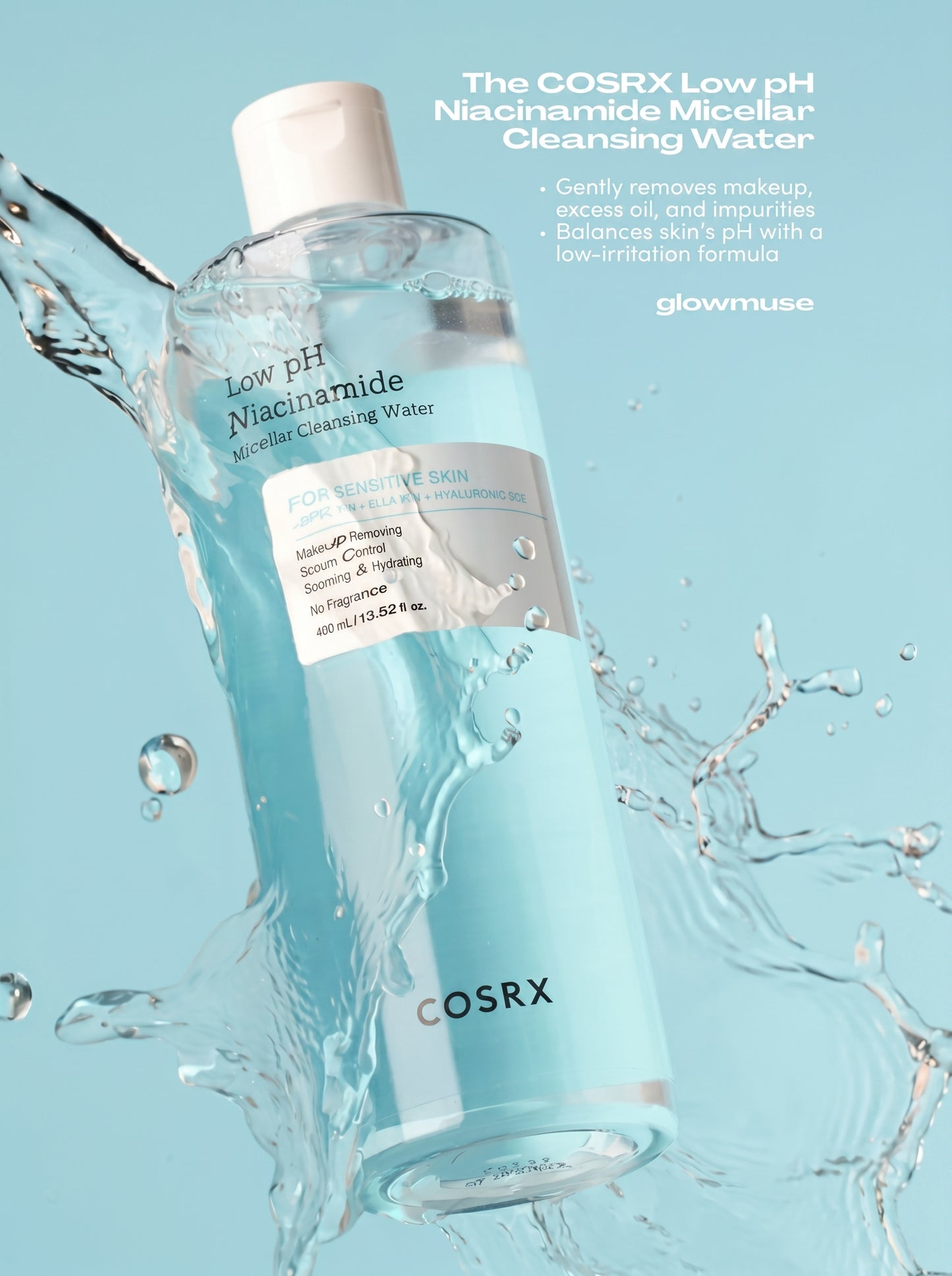 Cosrx Low Ph Niacinamide Micellar Cleansing Water