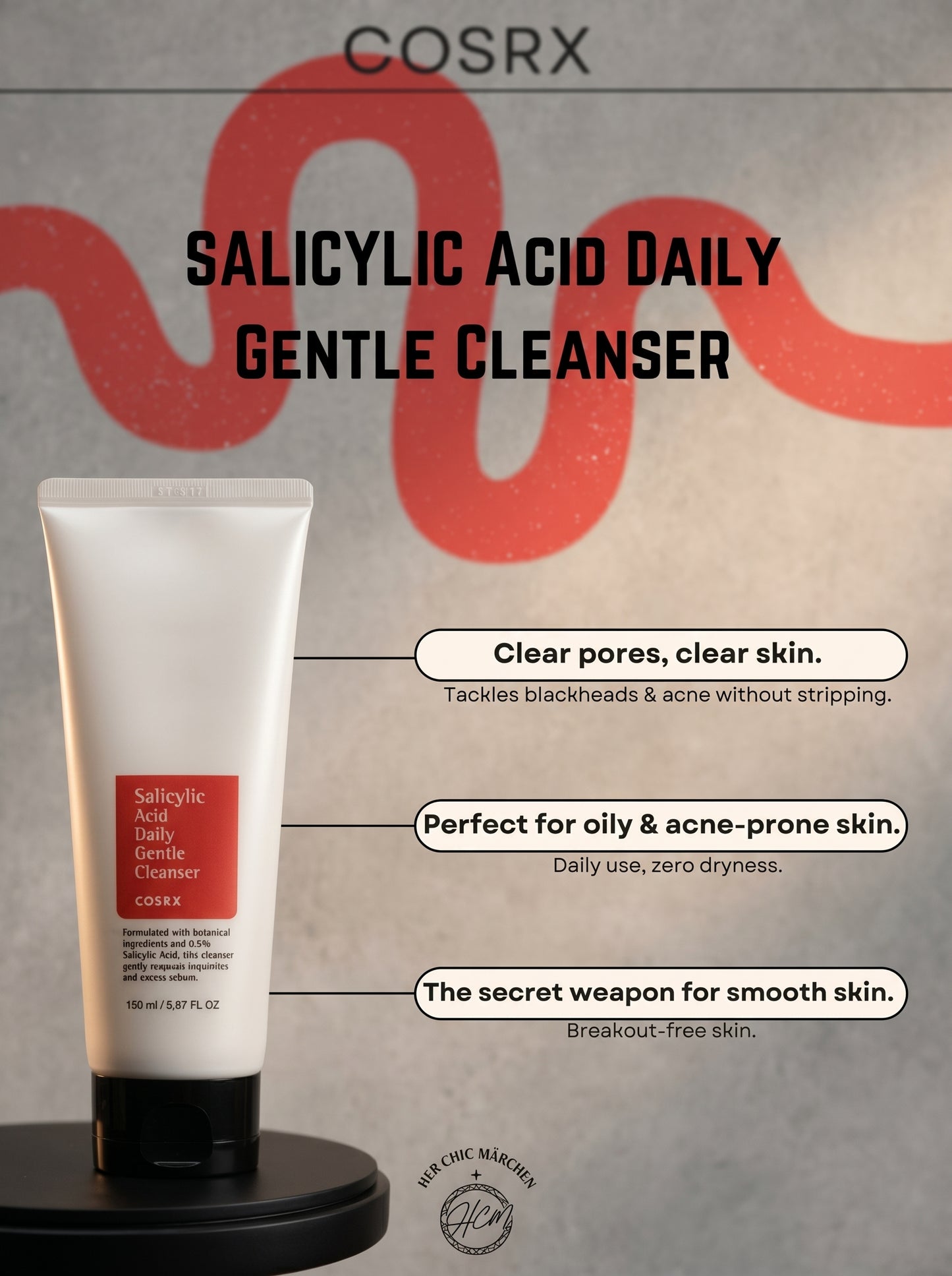 Cosrx Salicylic Acid Daily Gentle Cleanser