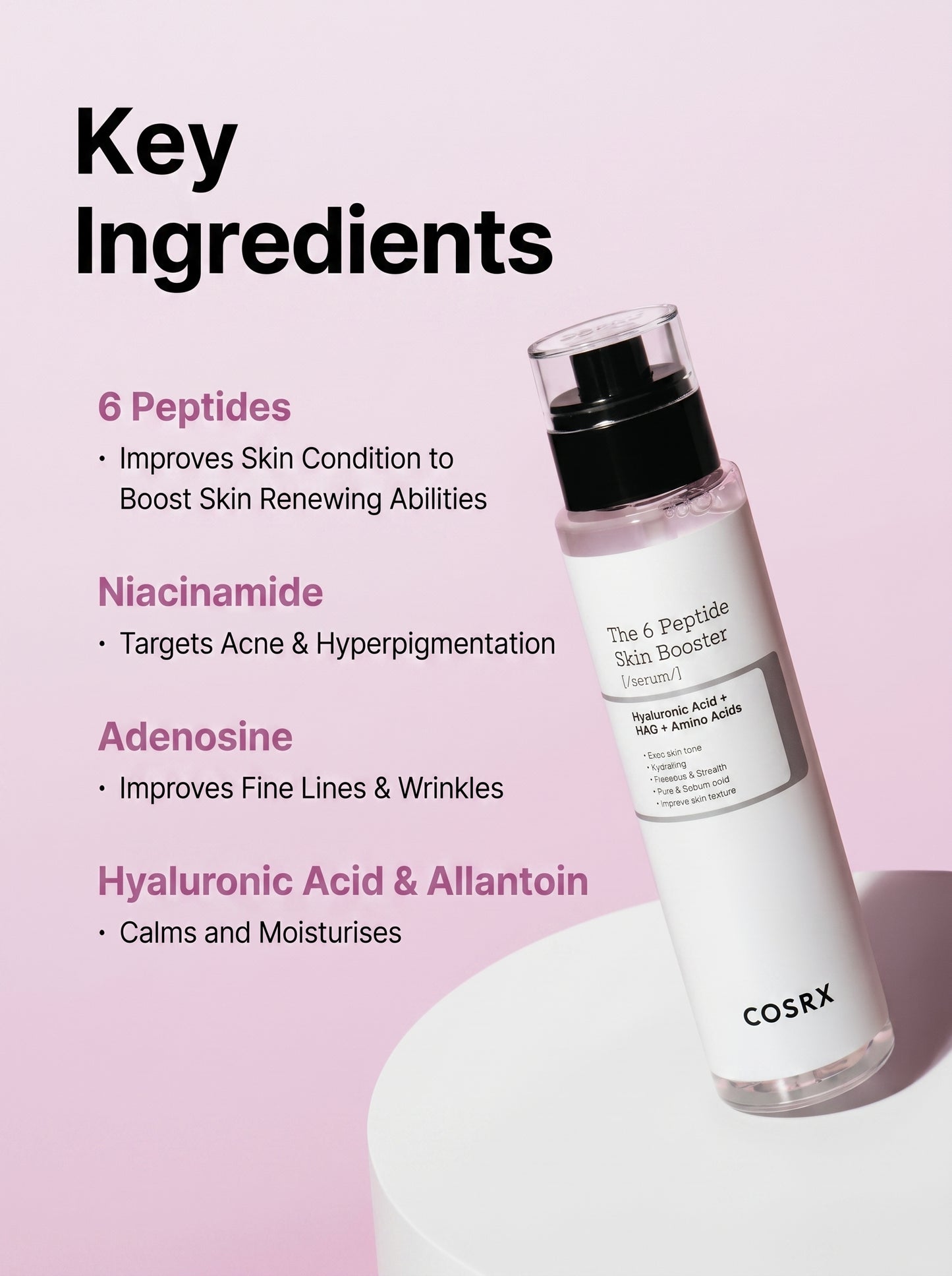 Cosrx The 6 Peptide Skin Booster Serum