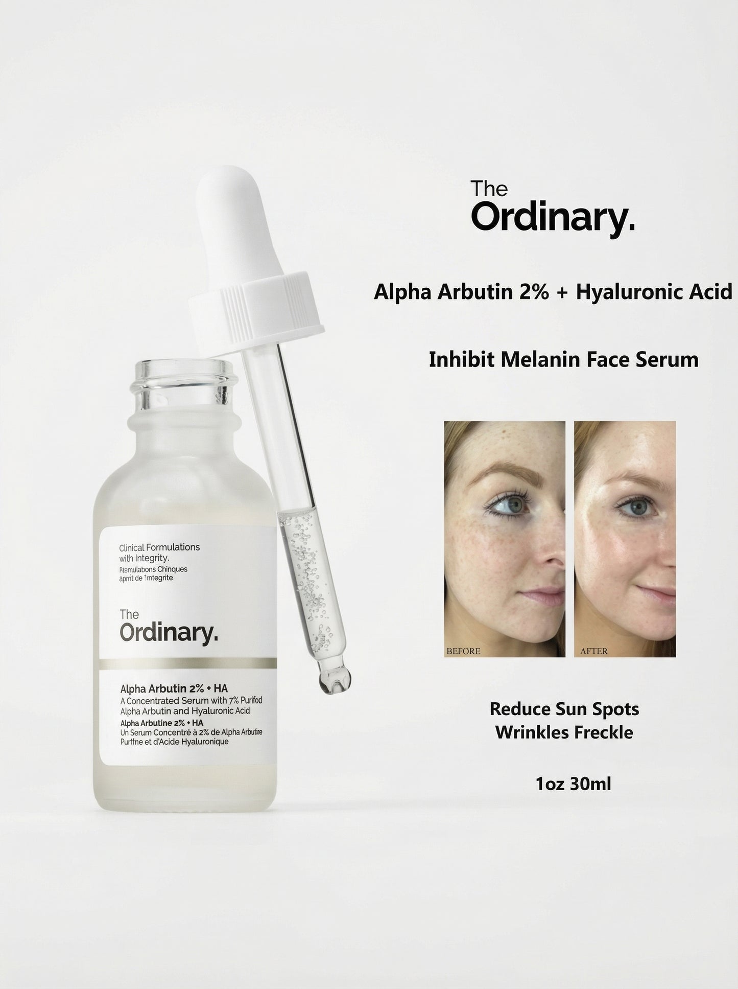 The Ordinary Alpha Arbutin 2% + Ha